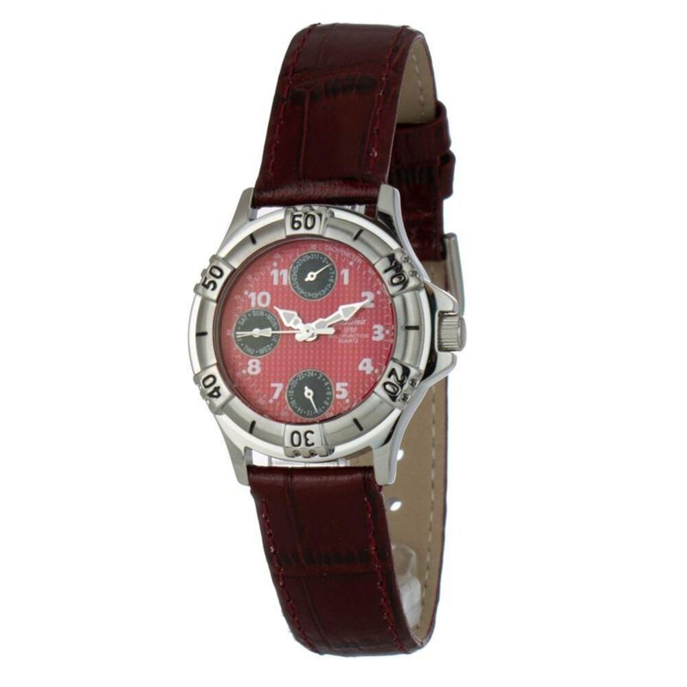 JUSTINA Leather Dress Watch Women Multicolor Watches